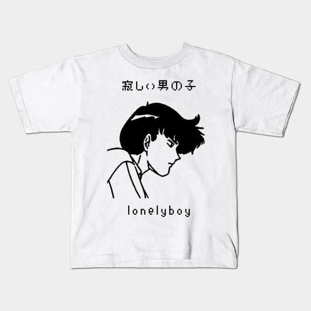 Lonely Boy v2 Kids T-Shirt by RedOni Clothing